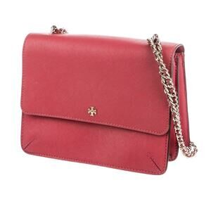Tory Burch Robinson Convertible Shoulder Bag Crossbody Handbag In Dark Peony